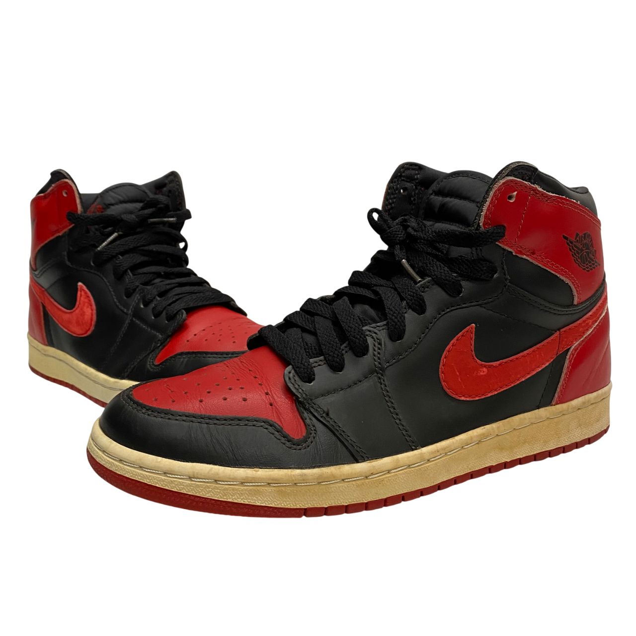 ニ*太様 ナイキエアジョーダン1ブレッド2001年26.5cm ナイキ NIKE 2001年製 AIR JORDAN1 HIGH RETRO BRED メンズ靴