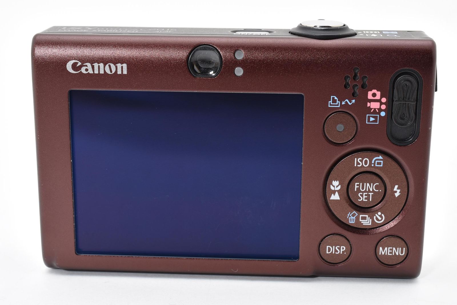 □ 美品 □ キヤノン Canon IXY DIGITAL 20 IS PC1271 ブラウン ≪動作