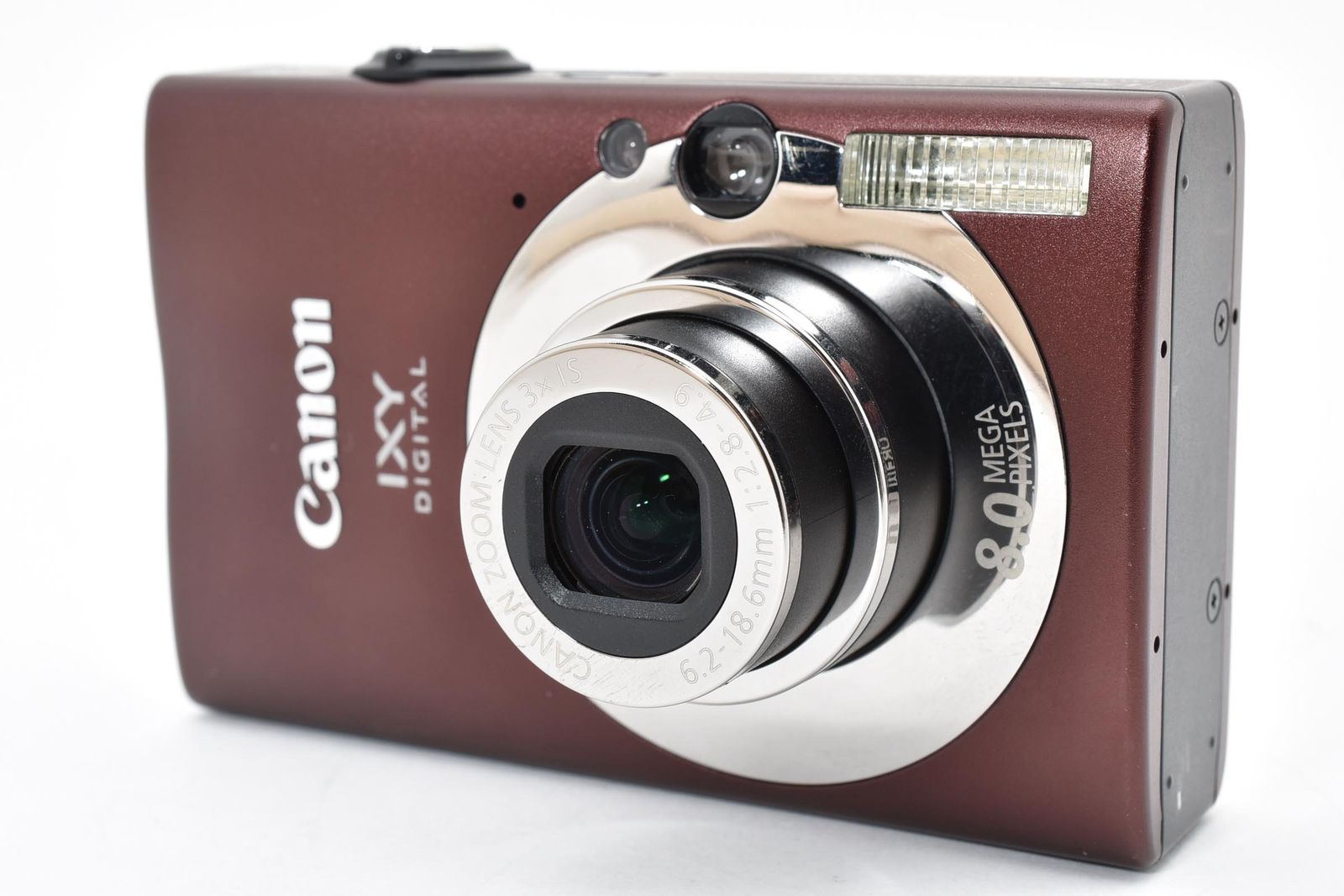 □ 美品 □ キヤノン Canon IXY DIGITAL 20 IS PC1271 ブラウン ≪動作