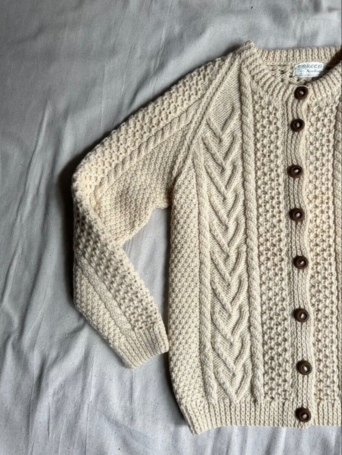 WOOL100% アイルランド製フィッシャーマン　アランニット　カーディガン 楽天市場】アイルランド製 aran crafts ウール フィッシャーマン