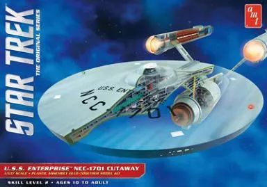 中古】プラモデル 1/537 USS エンタープライズ カットアウェイ(内部