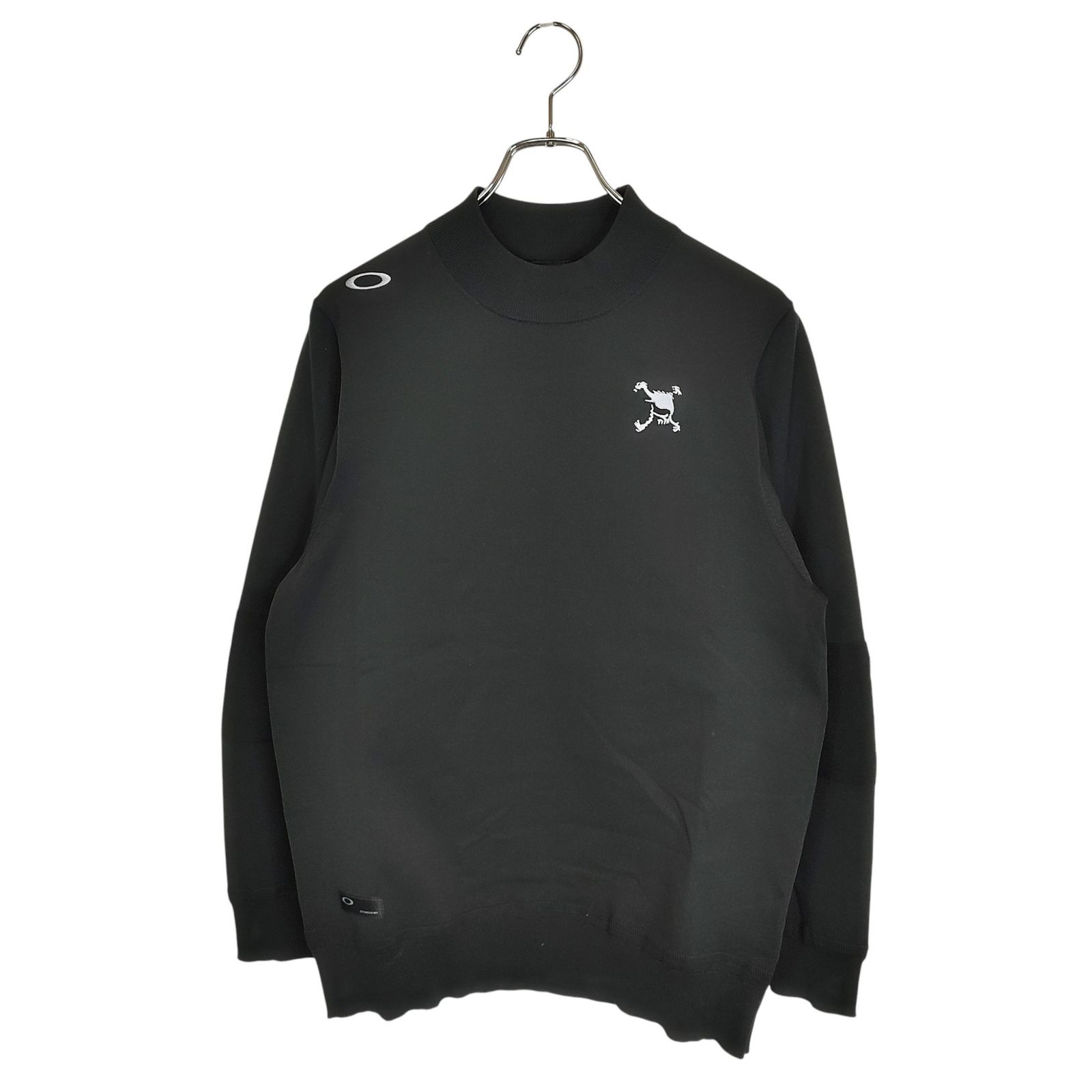 OAKLEY SKULL COLLECTION ブラックセーター OAKLEY オークリ ゴルフ Skull LS Sweater Mock Shirt モックネック