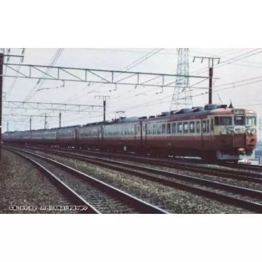 新品】鉄道模型 1/150 475系 急行 立山・ゆのくに 6両基本セット [10