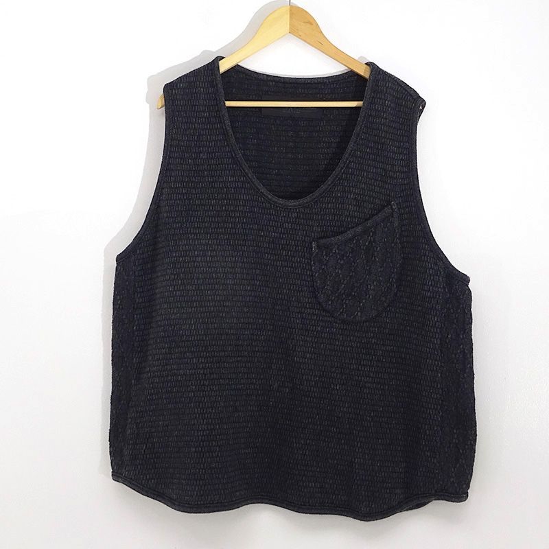 三重店】PORTER CLASSIC BEATNIK KENDO KNIT PULLOVER VEST グレー