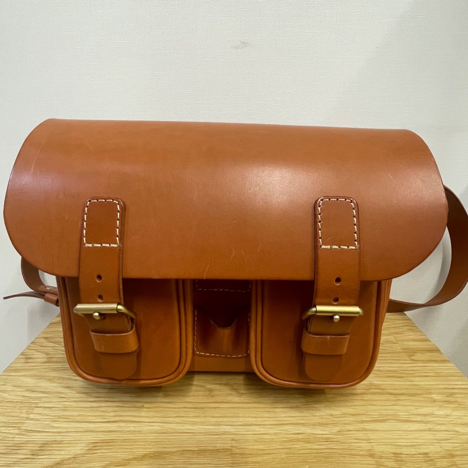 □HERZ ヘルツ レザー ショルダーバッグ A26-186 - メルカリ