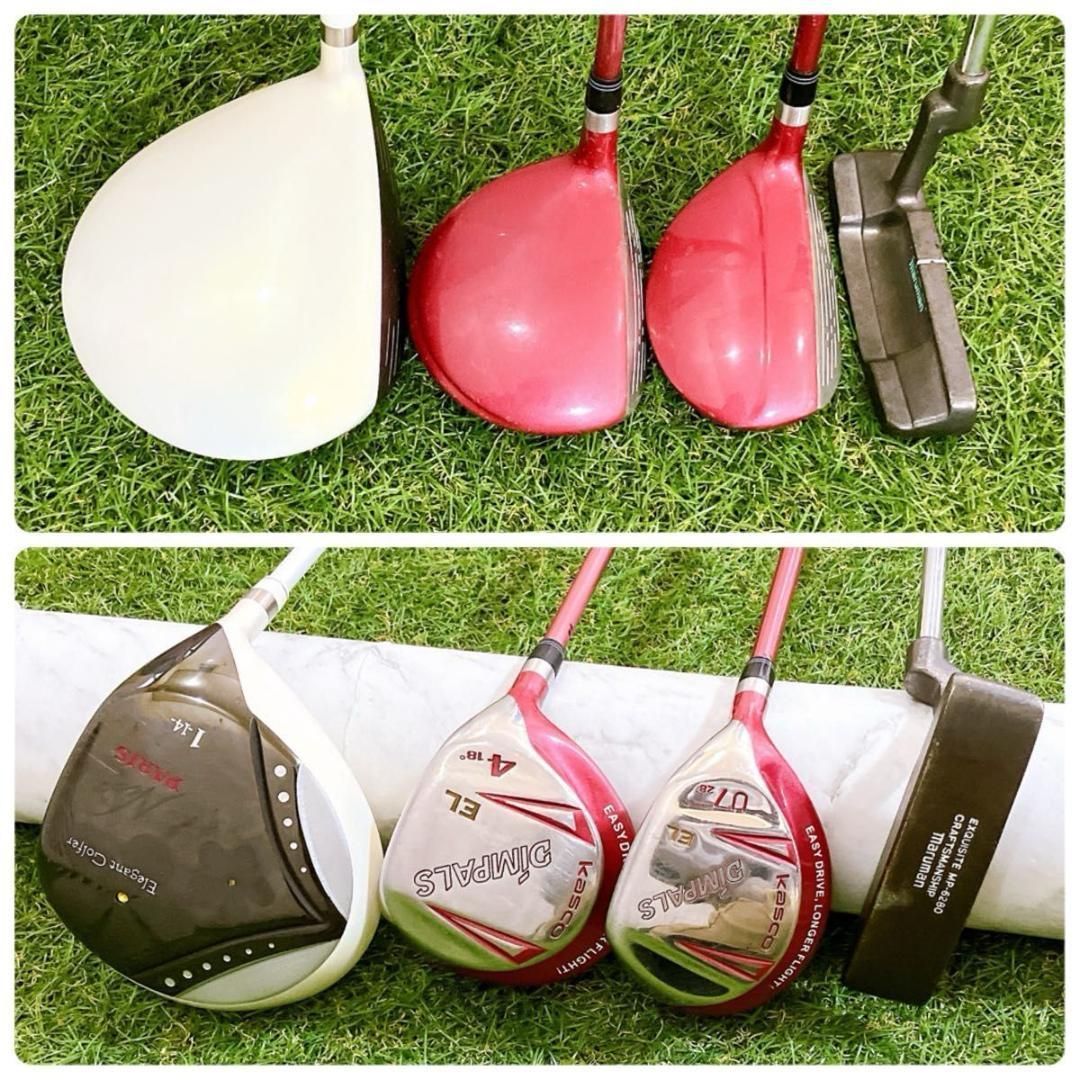 初心者向け レディースゴルフセット 11本 右 L コースデビュー - メルカリ