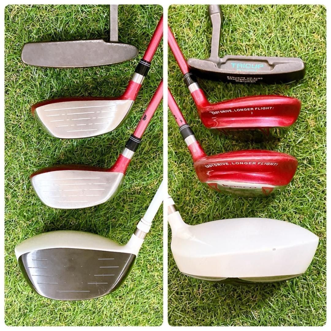 初心者向け レディースゴルフセット 11本 右 L コースデビュー - メルカリ