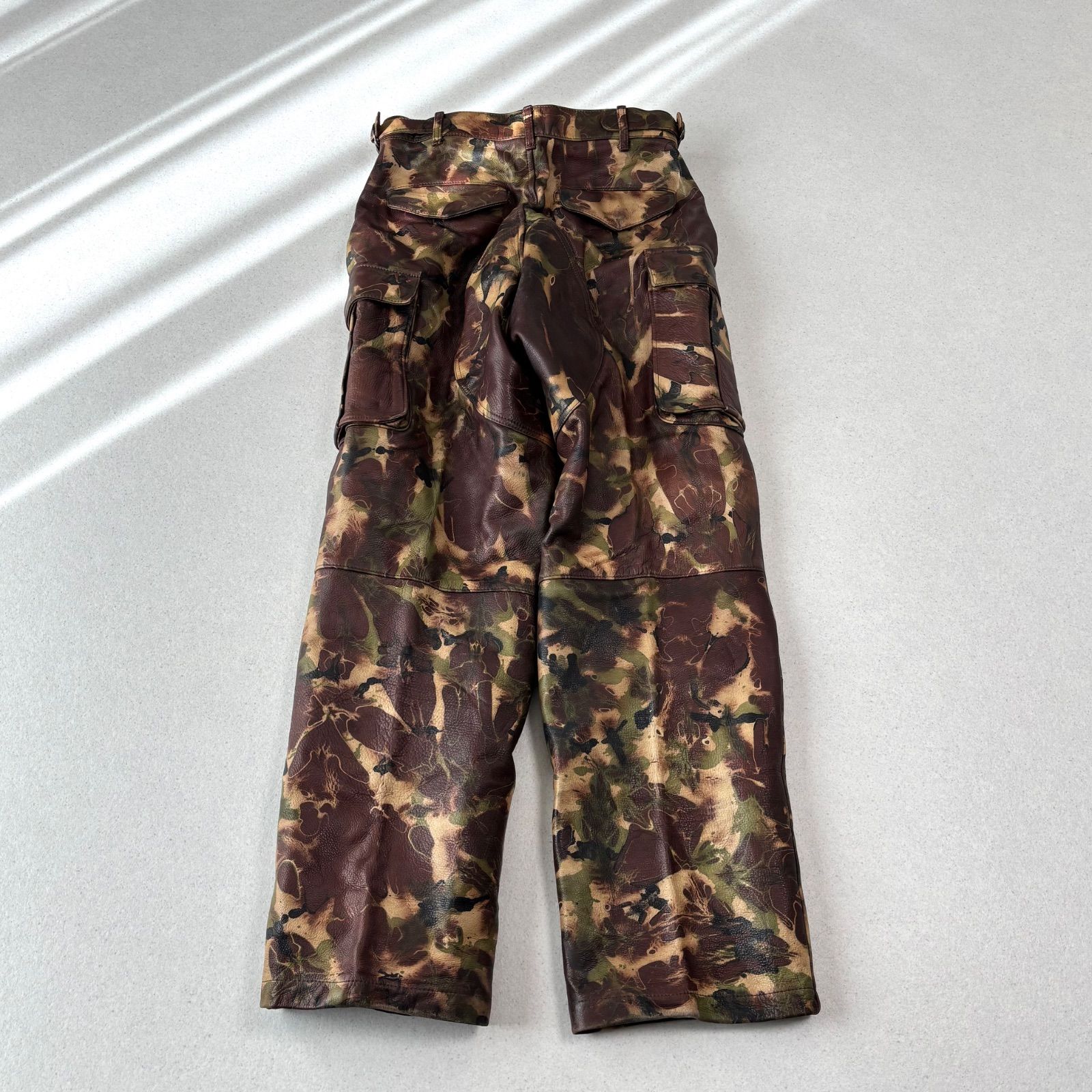 KADOYA カドヤ 本革 レザーパンツ カーゴパンツ ペインターパンツ 
