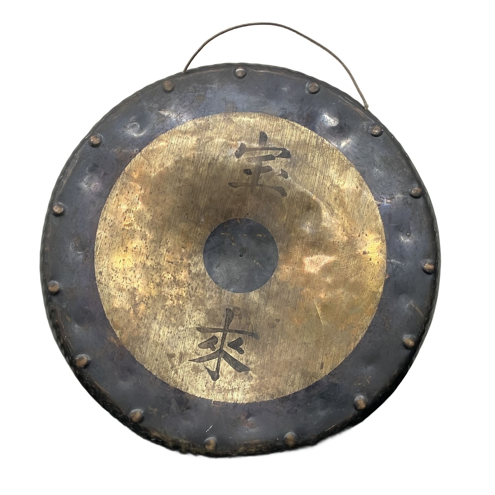 宝来 HORAI 銅鑼 ドラ 直径75cm ゴング 30インチ 武道 吹奏楽