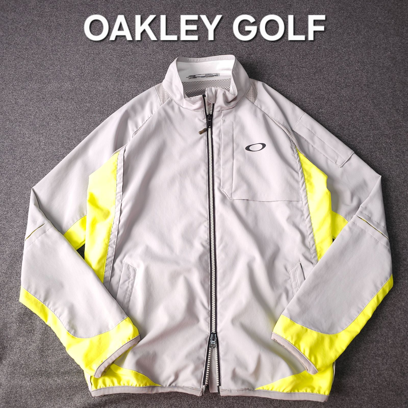 OAKLEY オークリー ジャケット ブルゾン ゴルフ golf OAKLEY GOLF】オークリー ゴルフ ロゴマーク ストレッチ素材 ウィンド