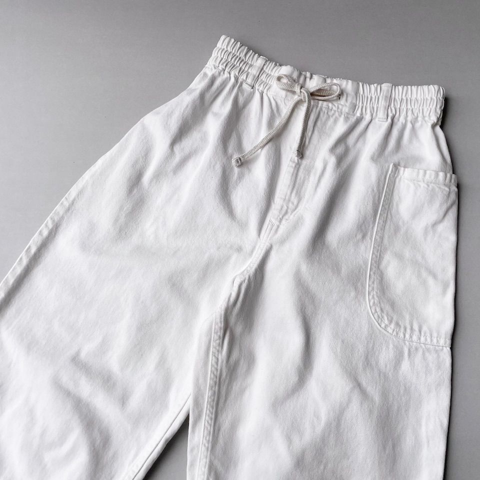 atelier naruse アトリエナルセ コットンデニムWゴムバルーンパンツ