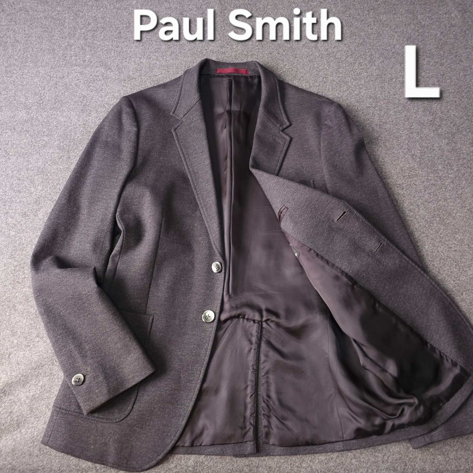 PS Paul Smith】ポールスミス テーラードジャケット チャコールグレー