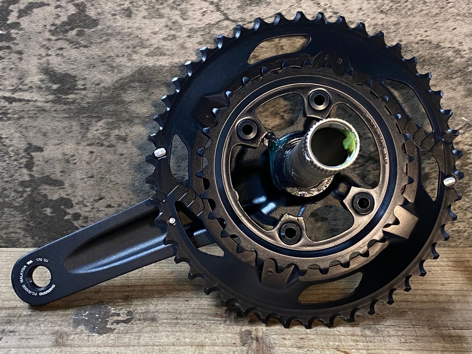 JR619 シマノ SHIMANO GRX FC-RX600 クランクセット 46/30T 170mm