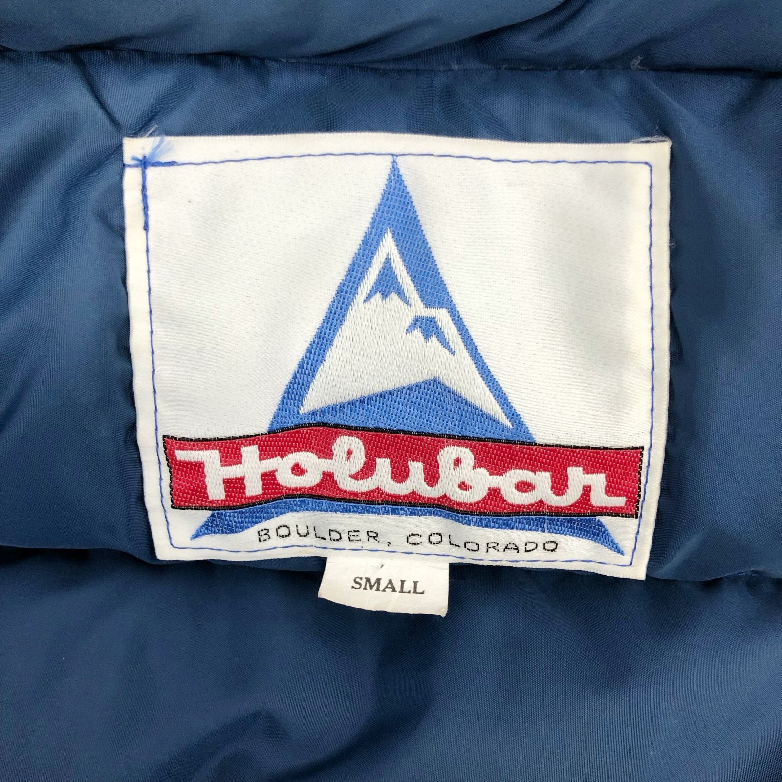 HOLUBAR ホルバー ダウンベスト S ネイビー ブルー アウトドア メンズ 