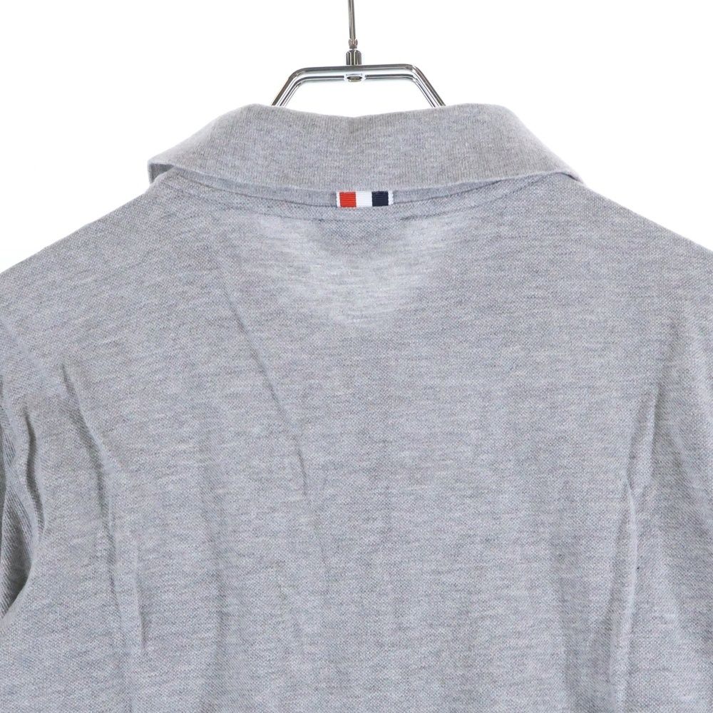 美品 トムブラウン ポロシャツ 白×グレー M トリコロール イタリア製 正規品 美品 トムブラウン ポロシャツ 白×グレー M トリコロール イタリア製