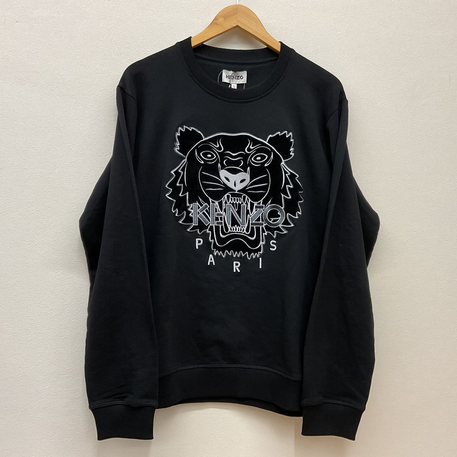 KENZO 【ケンゾー】スウェット ブラック タイガー PARIS L - メルカリ