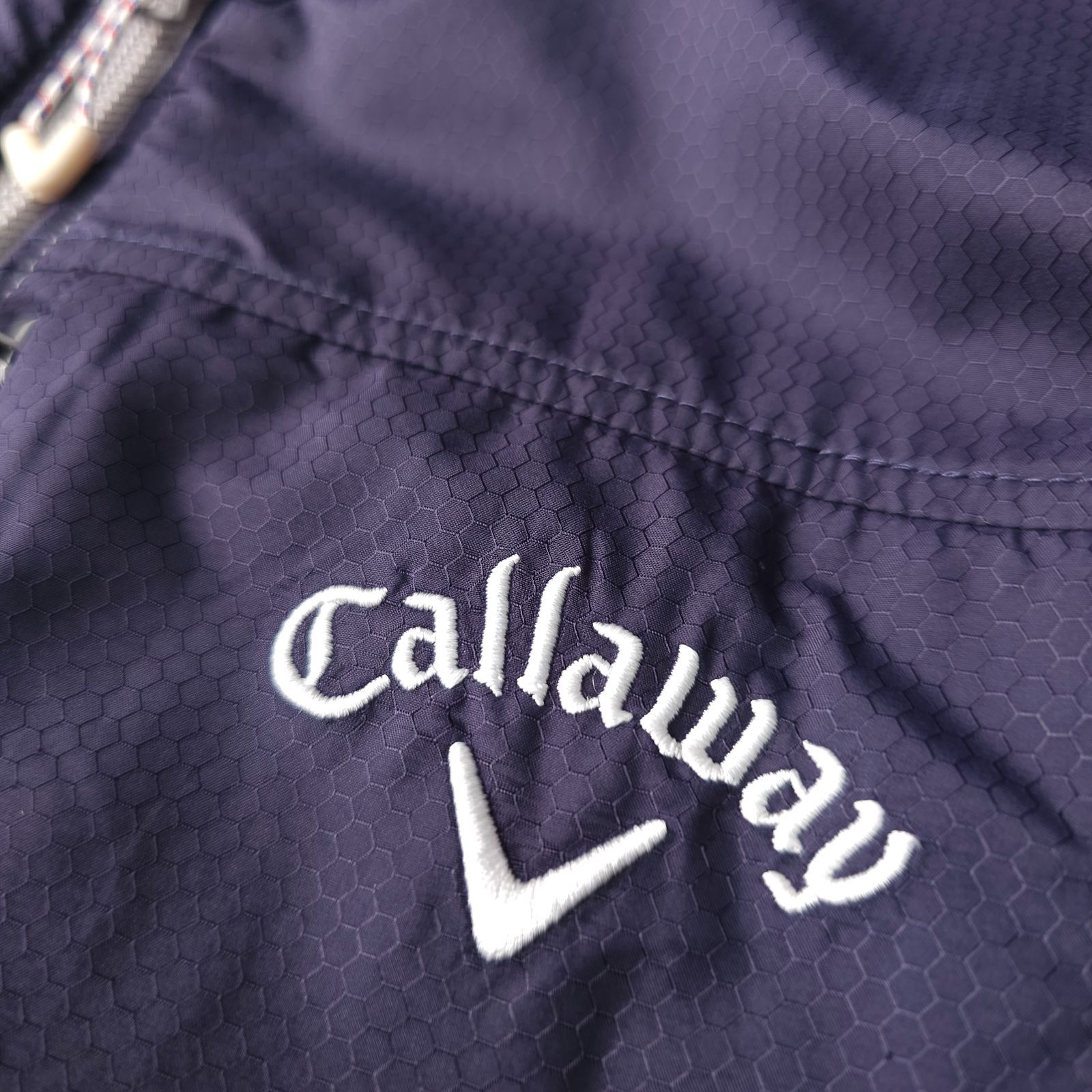   GOLF 蓄熱裏地 ダブルジップニットジャケット Callaway Golf】キャロウェイゴルフ 裏地付き 蓄熱 ダブルジップ