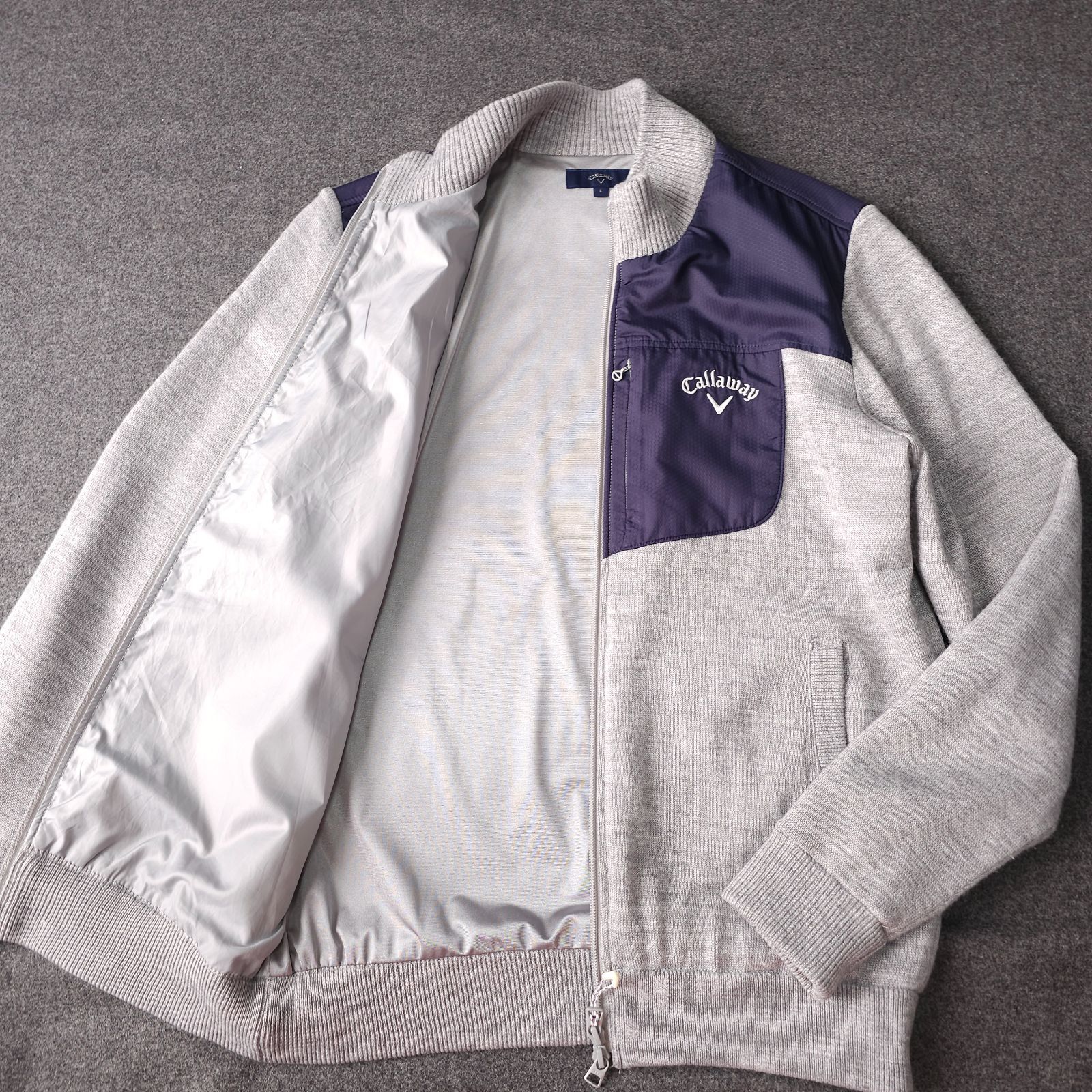Callaway Golf】キャロウェイゴルフ 裏地付き 蓄熱 ダブルジップ