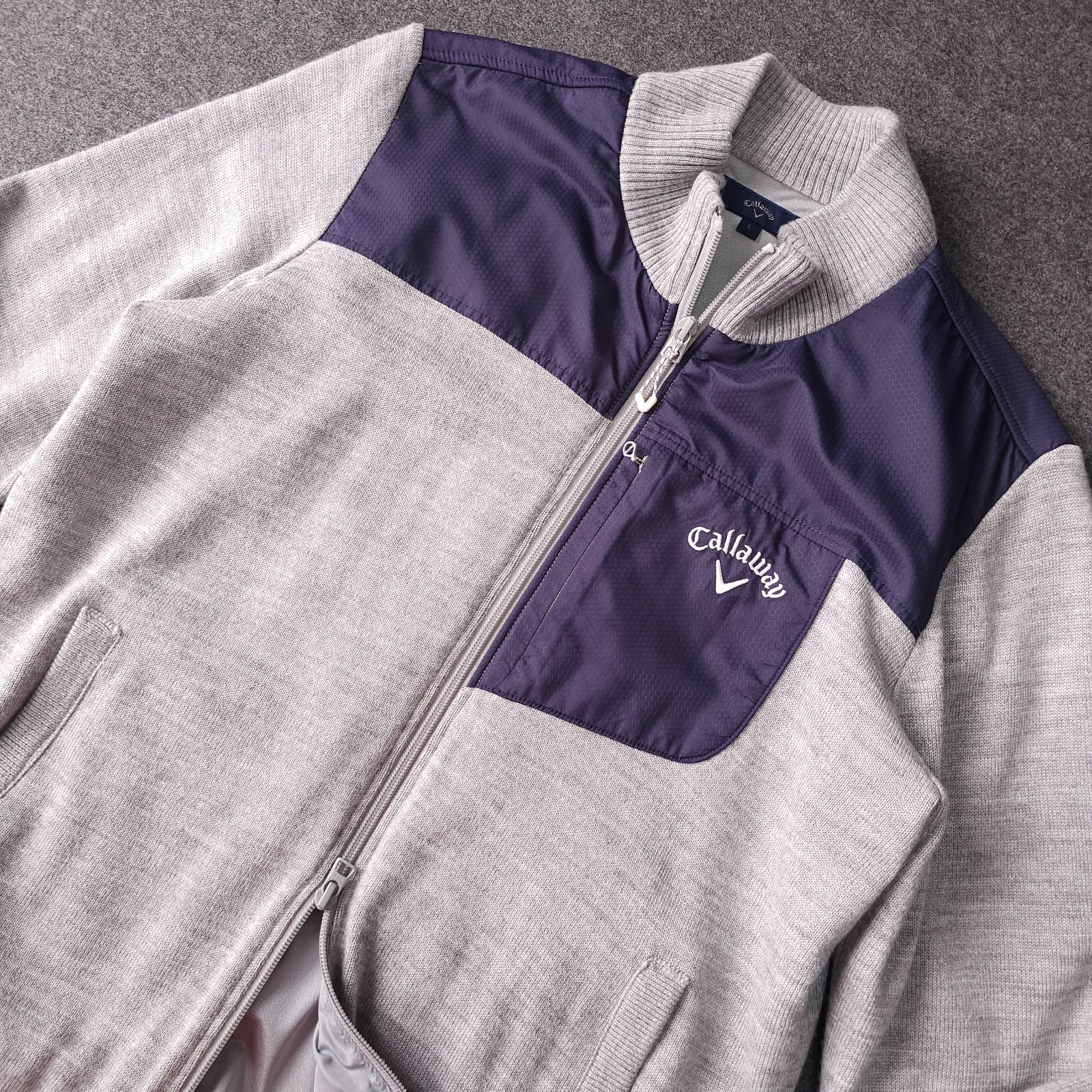 Callaway Golf】キャロウェイゴルフ 裏地付き 蓄熱 ダブルジップ