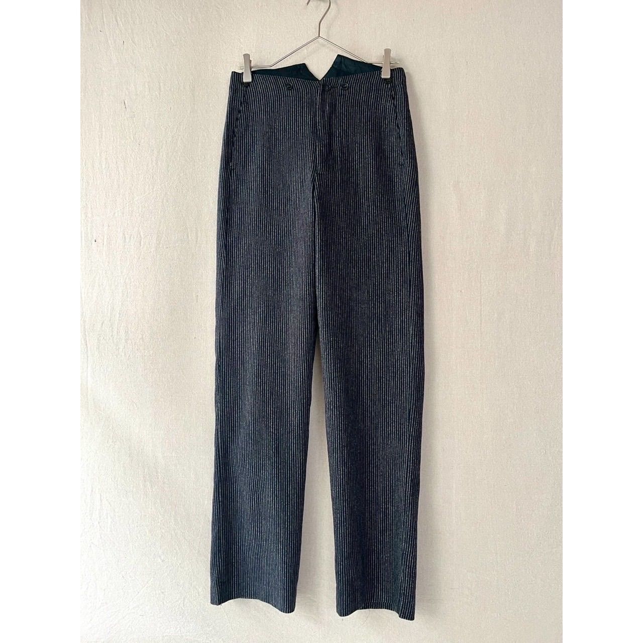 フランス製 agnes b. homme ウール パンツ / 36 レーヨン グレー