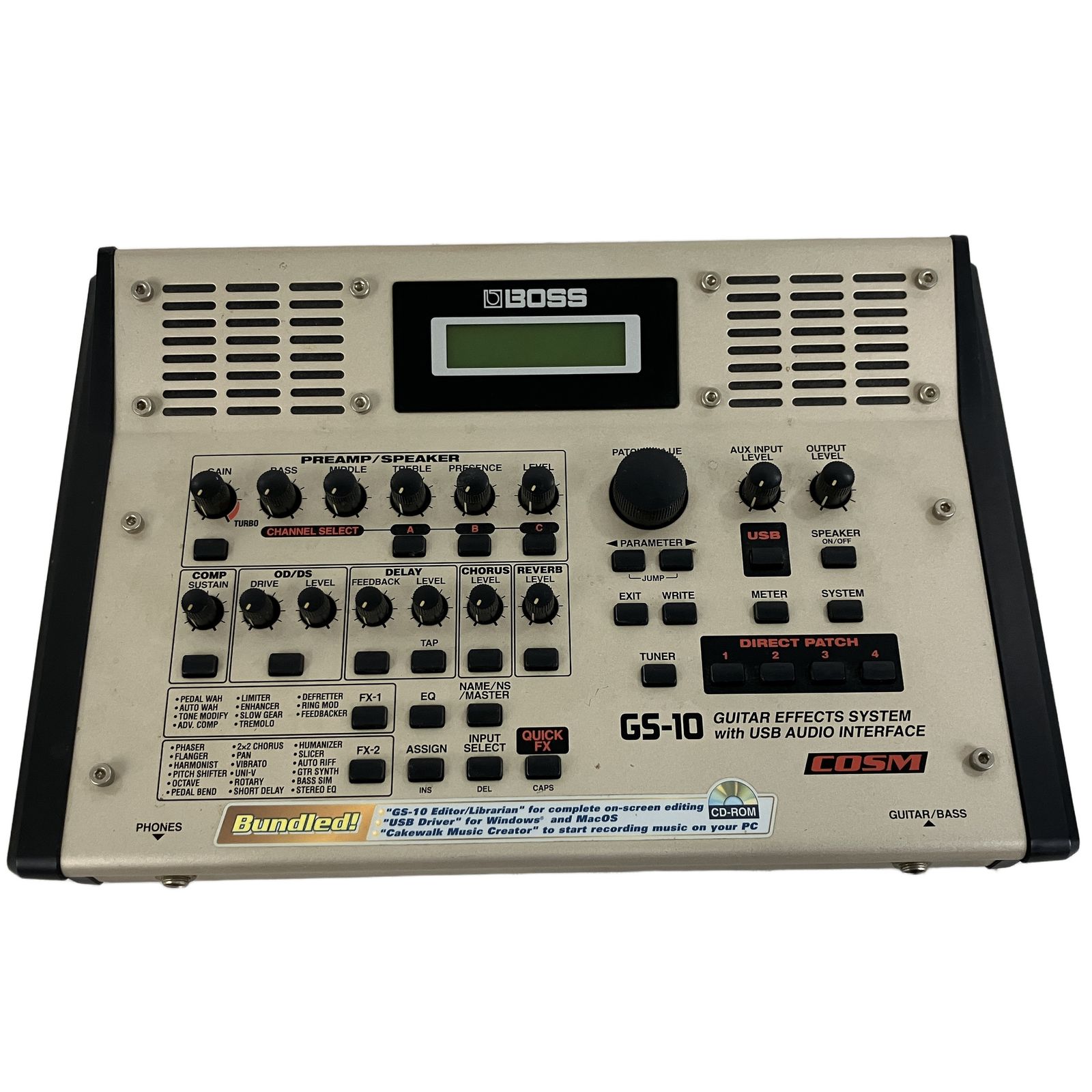 BOSS GS-10 GUITAR EFFECTS SYSTEM with USB AUDIO INTERFACE マルチ