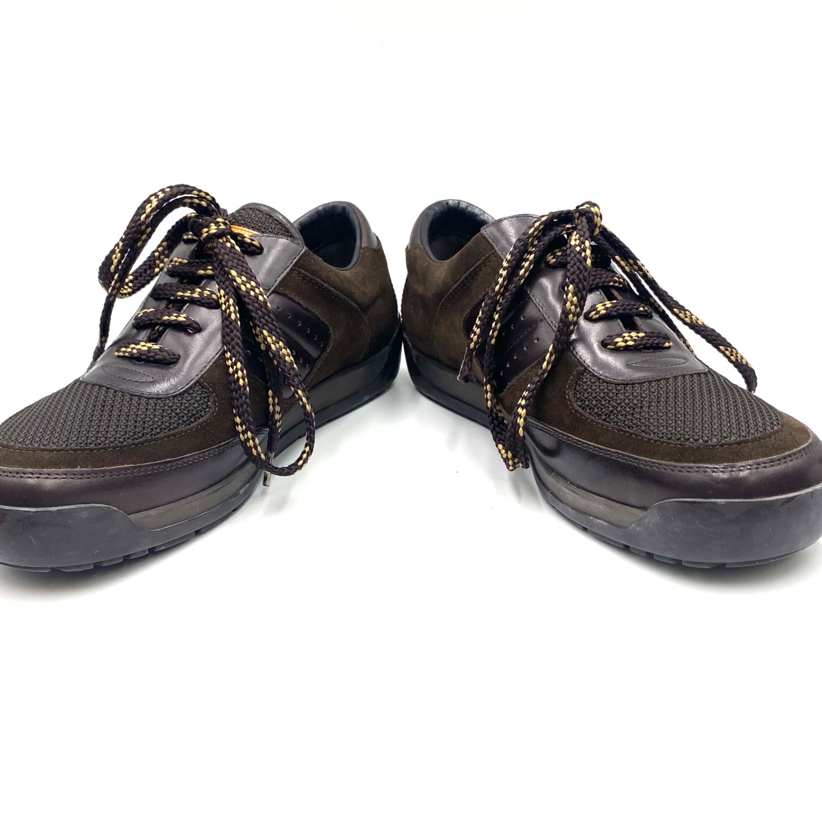 ルイヴィトン☆レザーシューズ☆ブラウン☆革靴☆スエード☆25.5cm相当☆156 LOUIS VUITTON ルイヴィトン スエード レザー シューズ スニーカー