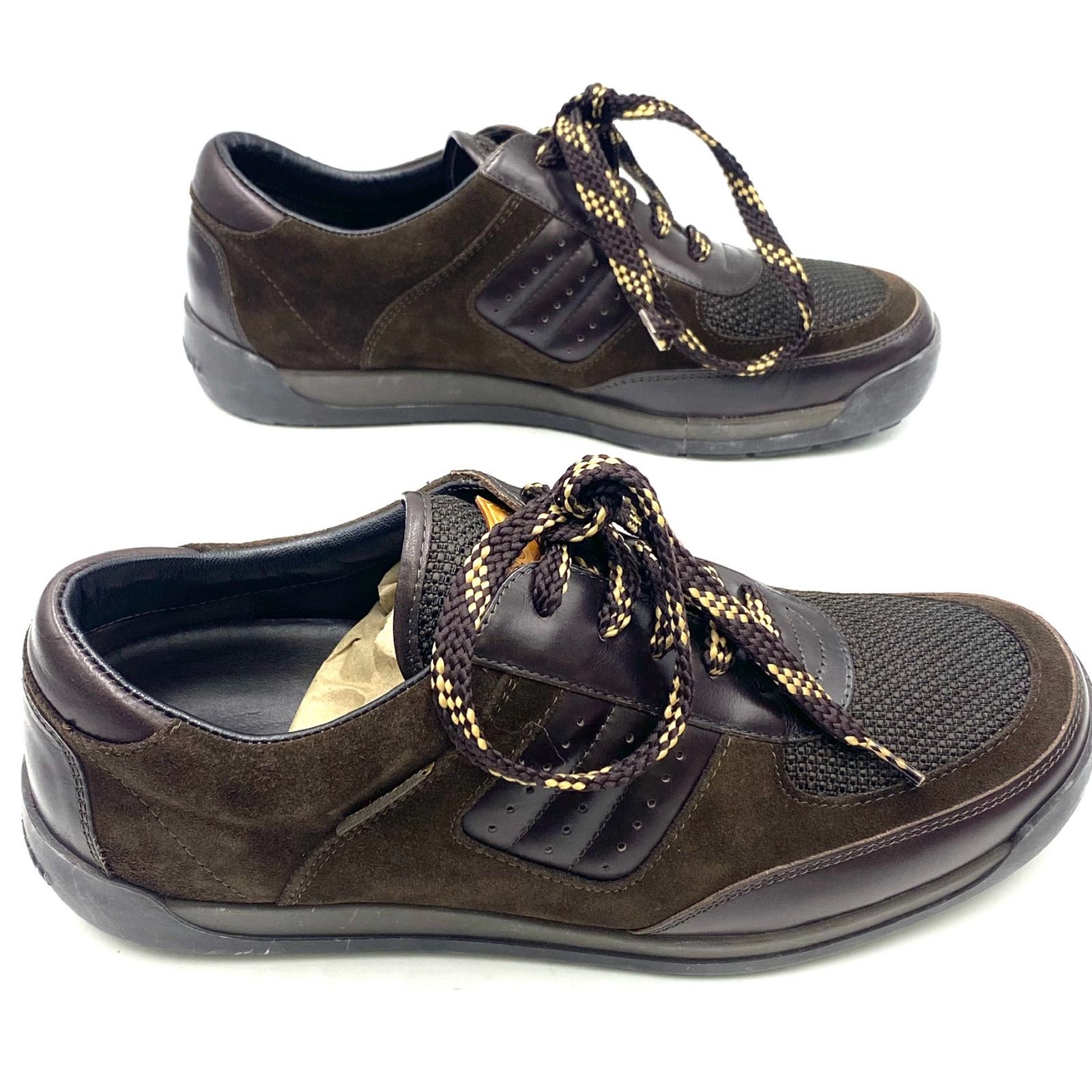 ルイヴィトン☆レザーシューズ☆ブラウン☆革靴☆スエード☆25.5cm相当☆156 LOUIS VUITTON ルイヴィトン スエード レザー シューズ スニーカー