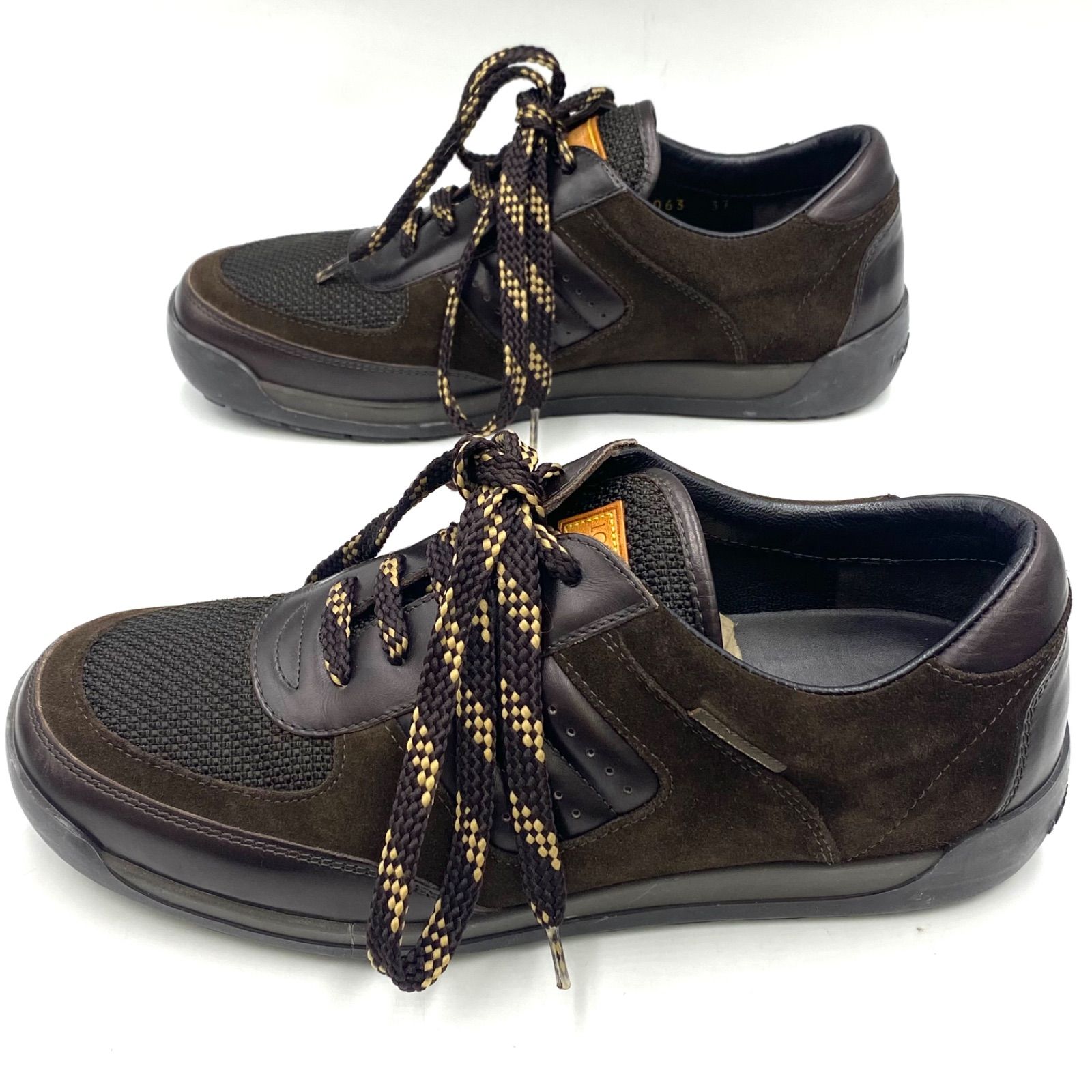 ルイヴィトン☆レザーシューズ☆ブラウン☆革靴☆スエード☆25.5cm相当☆156 LOUIS VUITTON ルイ・ヴィトン/ウィングチップカーフレザーシューズ