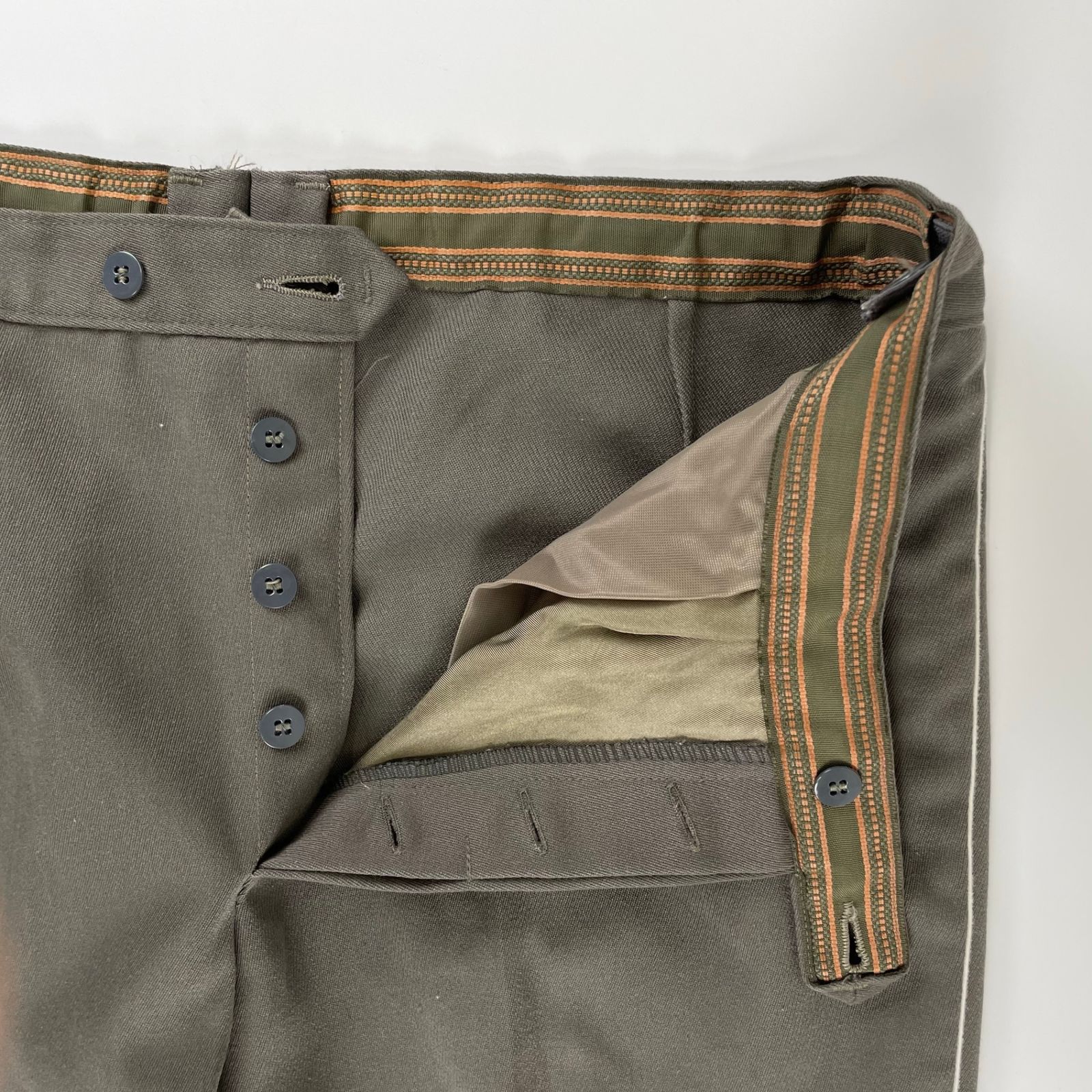 VINTAGE ヴィンテージ / ユーロヴィンテージスラックス オリーブ SIZE