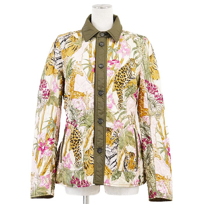 Salvatore Ferragamo 動物柄 コート 極美品】Salvatore Ferragamo