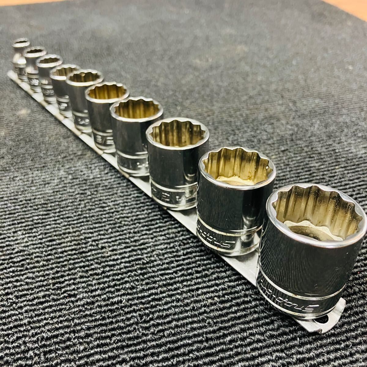 Snap on スナップオン 3 8インチ 12角シャローソケット10本セット インチ F 281 101