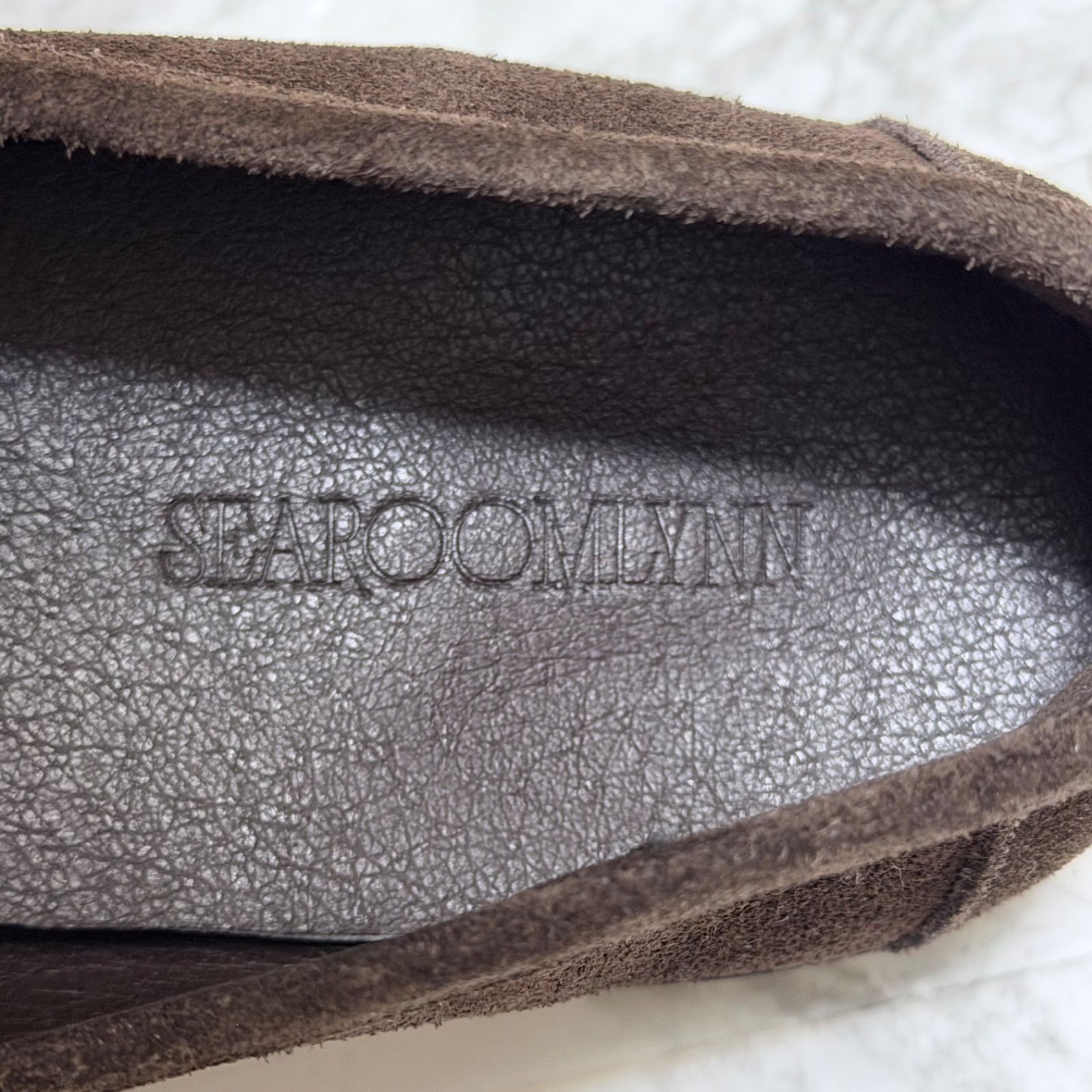 美品】Sea Room lynn PLAINスエードローファー SeaRoomlynn シールーム 