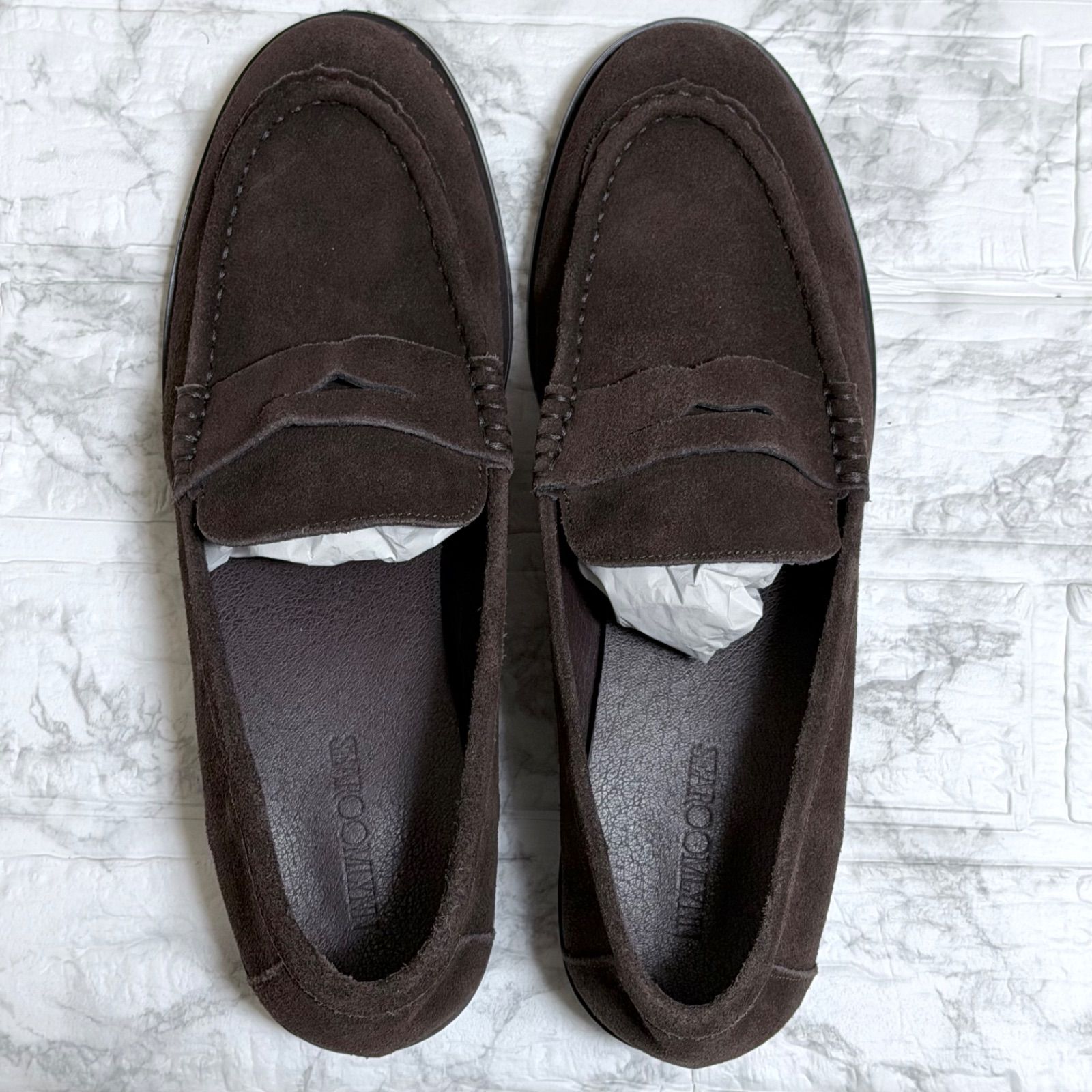 新作シールームリン　PLAINスエード ローファーM PLAINスエードローファー