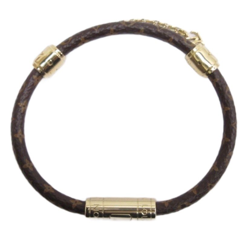 LOUIS VUITTON ダークブラウン ブレスレット ルイヴィトン LOUIS VUITTON モノグラム LV チェーン イット