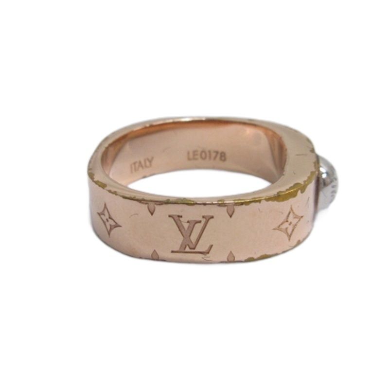 ルイヴィトン LOUIS VUITTON バーグ ナノグラム リング 指輪 ルイヴィトン LOUIS VUITTON バーグ ナノグラム リング 指輪