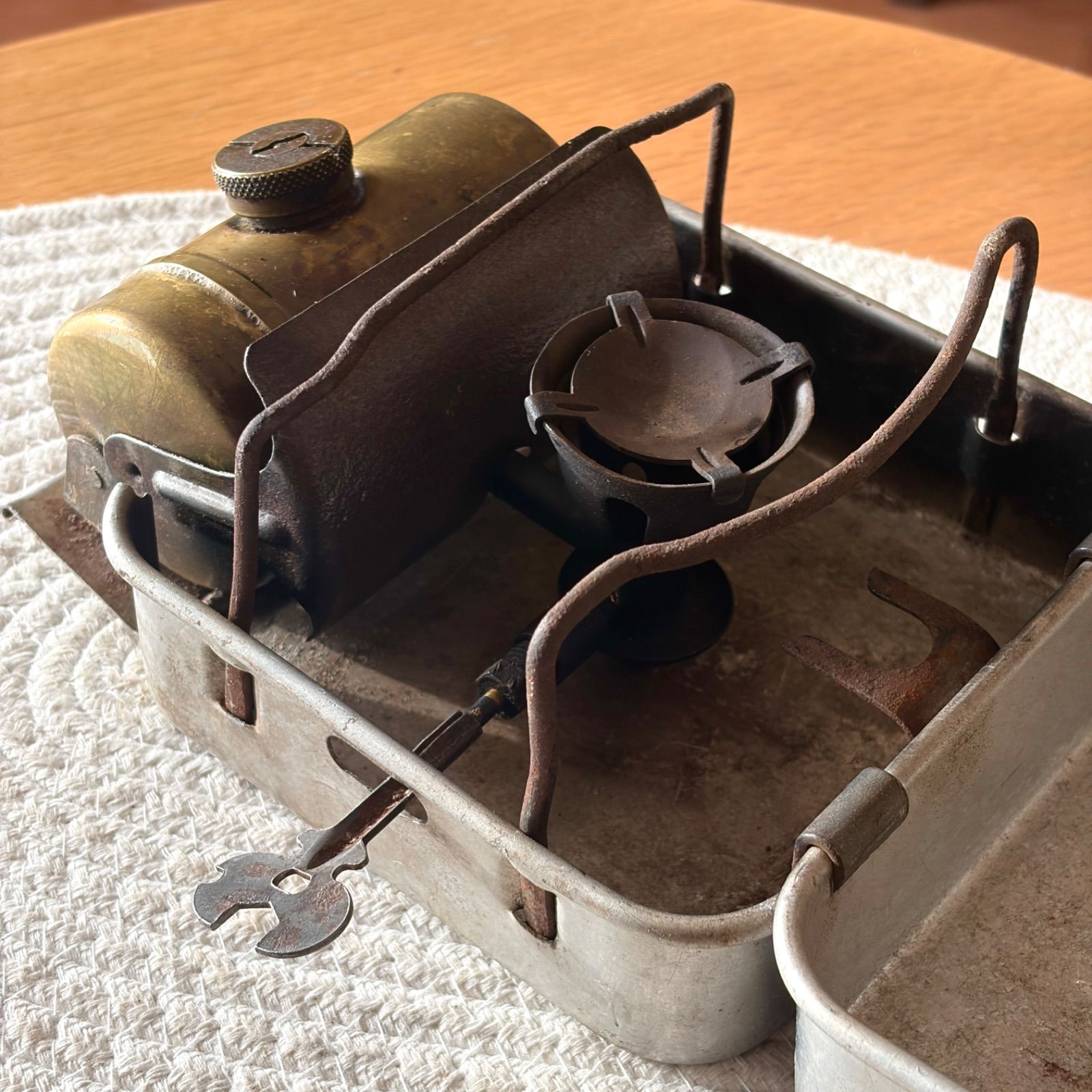 超 OPTIMUS オプティマス No.8 ストーブ アルミケース 箱スト 初期型 スウェーデン製 シングルバーナー キャンプ アウトドア