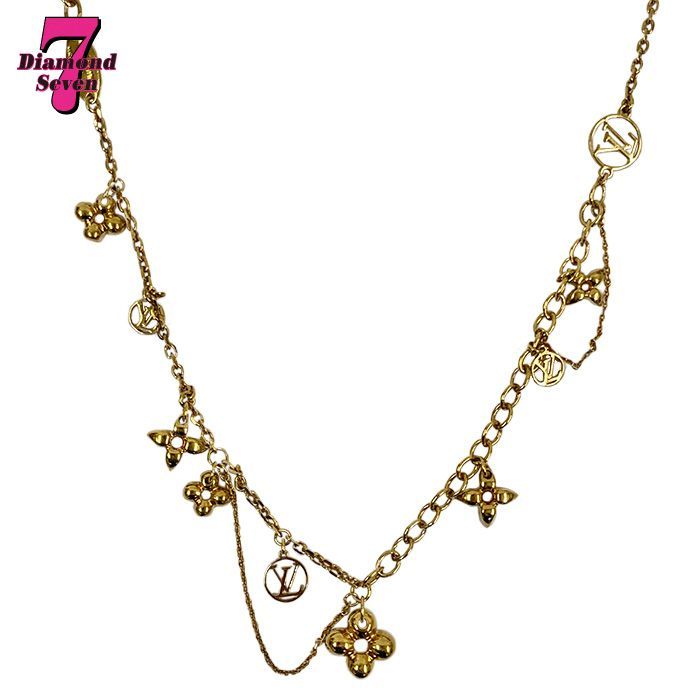 中古】Louis Vuitton ルイヴィトン ネックレス・ブルーミング コリエ