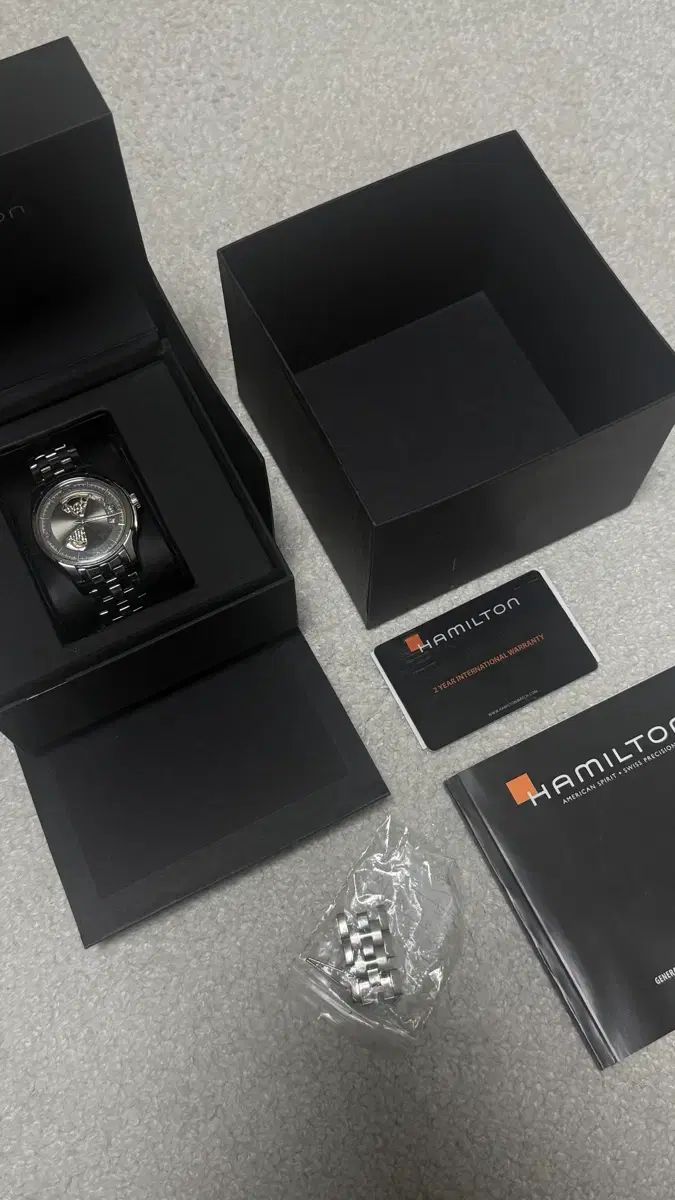 HAMILTON ハミルトン ジャズマスター オープンハート 40mm グレー