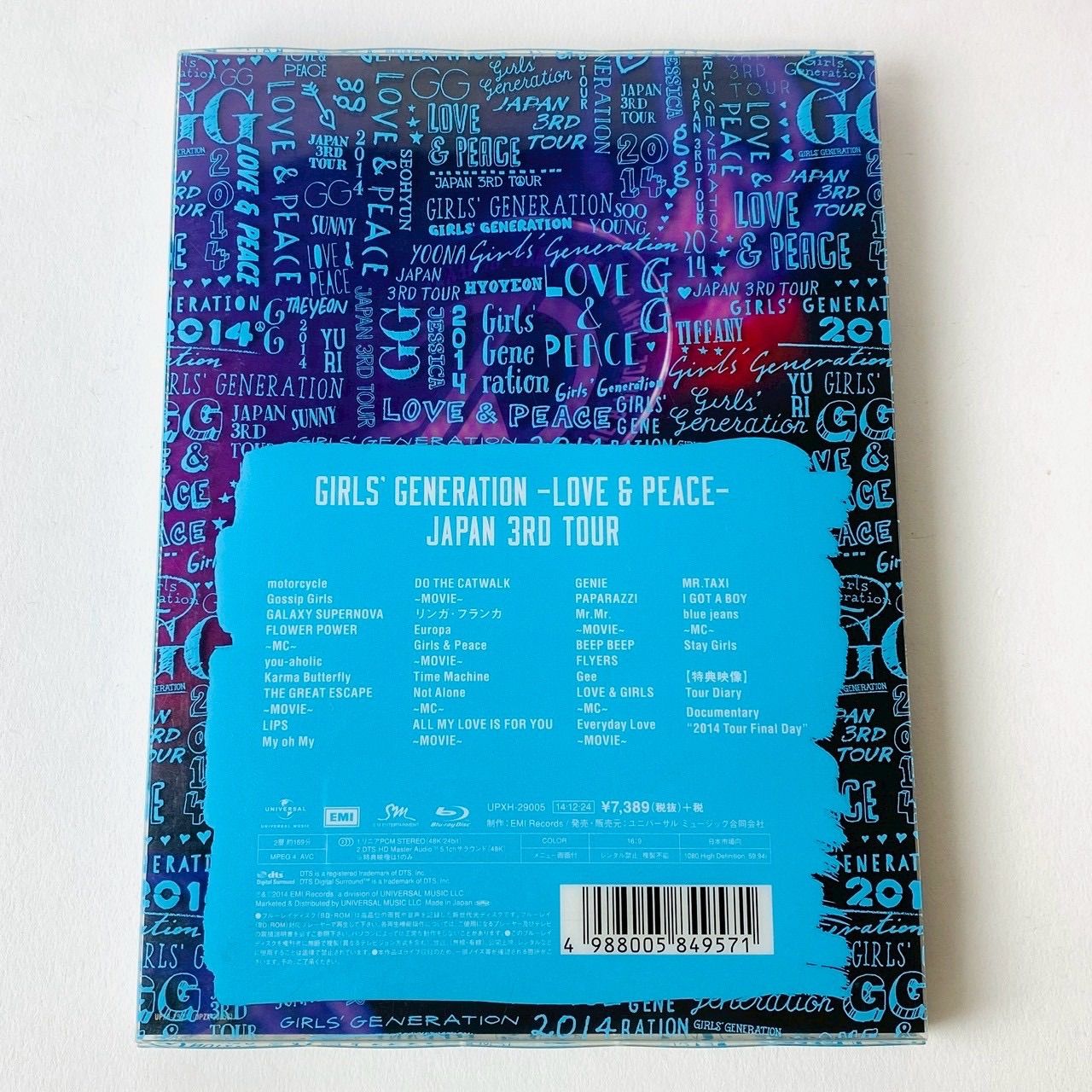 GIRLS' GENERATION LOVE & PEACE　初回限定　新品 初回限定版) 少女時代 / GIRLS'GENERATION-LOVE&PEACE-JAPAN 3rd TOUR