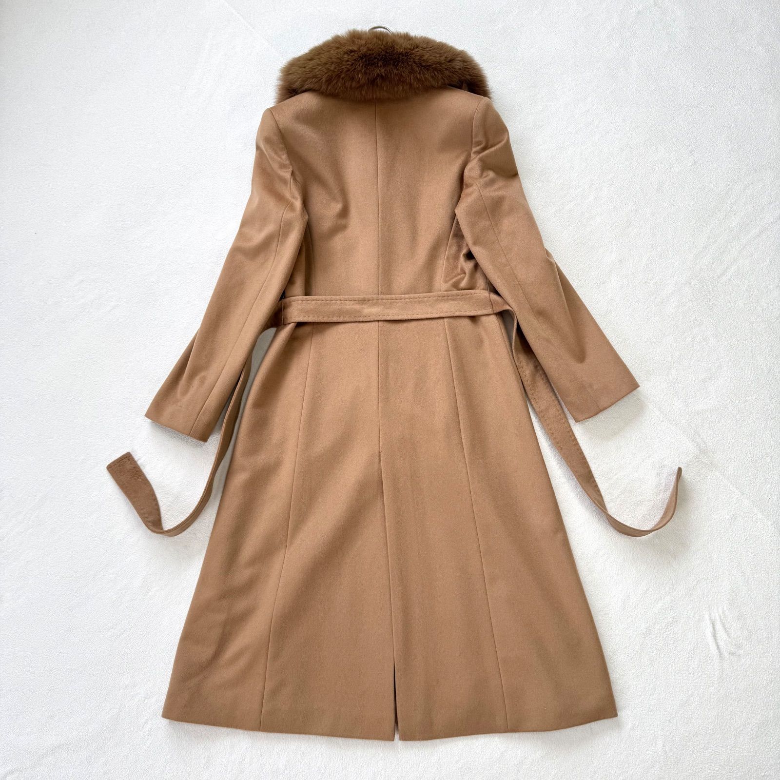 極美品・サイズ9✨ロリッティ LORITTI カシミヤ100% ファー脱着 2way 