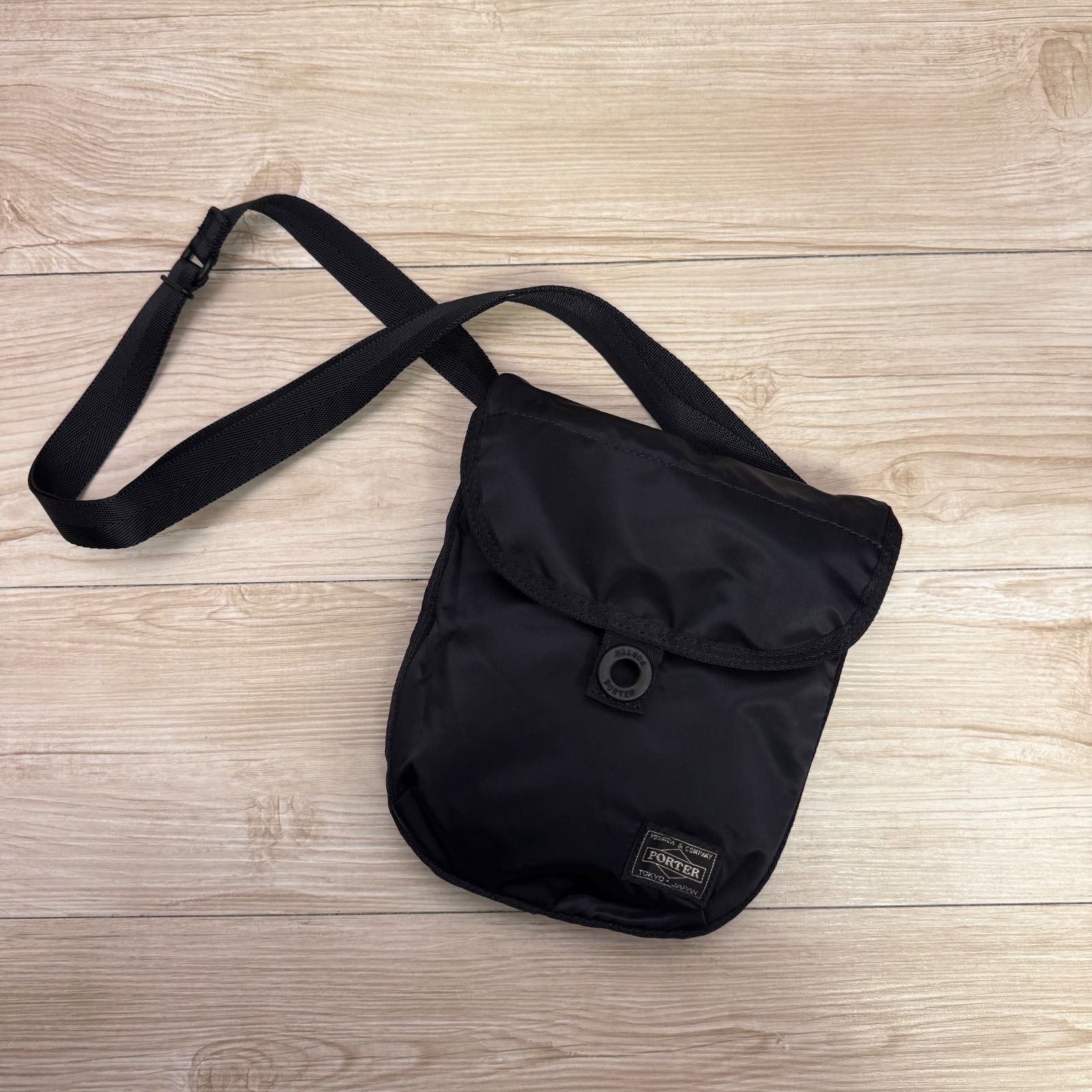 POTER ポーター フレーム ショルダーバッグ ブラック S 極美品PORTER 