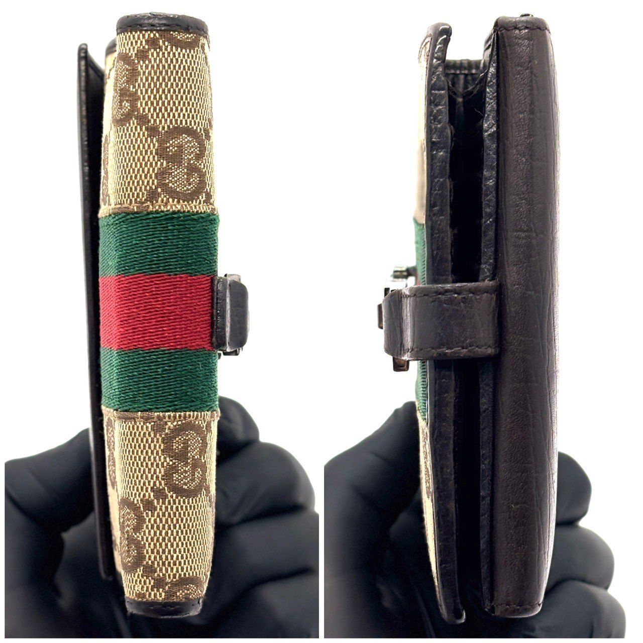 ✨新品未使用✨　GUCCI 長財布　ジャッキー　GG柄　GGライン　二つ折り グッチ GUCCI ジャッキー GG柄 GGキャンバス レザー 長財布 05479