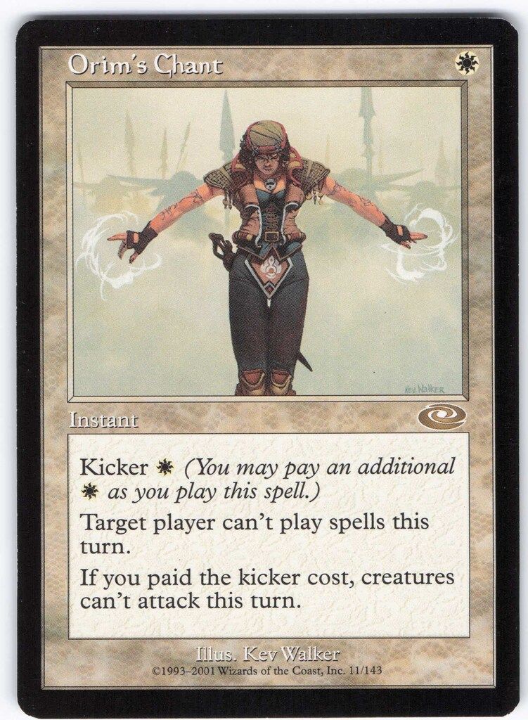 オアリムの詠唱/Orim's Chant PLS英語foil Wizards OF THE COAST プレーンシフト PLS 【英】オアリムの詠唱