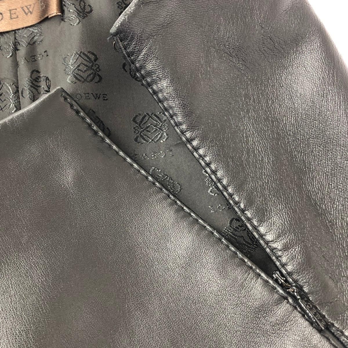 LOEWE ロエベ レザーパンツ サイズ:42 ラムレザー ヴィンテージ