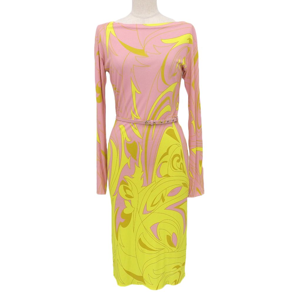 エミリオプッチ　EMILIO PUCCI ワンピース　総柄　XS イタリア製 楽天市場】エミリオプッチ Emilio Pucci レディース ワンピース ドレス