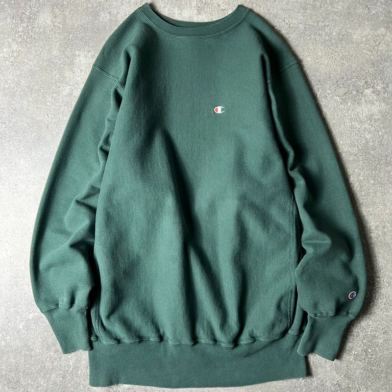 90s トリコタグ Champion リバースウィーブ スウェット トレーナー XXL