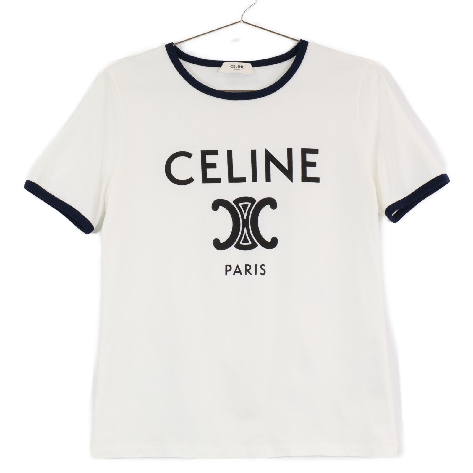 CELINEトリオンフ Tシャツ CELINE セリーヌ 【国内正規】2X872671Q トリオンフプリント 半袖T