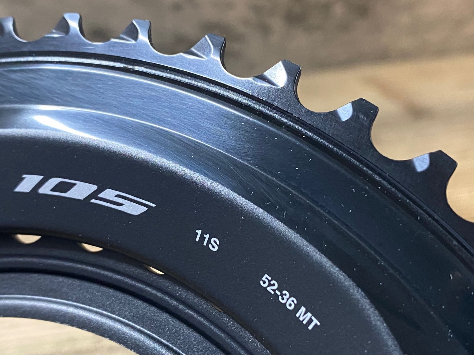 JR642 シマノ SHIMANO 105 FC-R7000 クランクセット 52/36T 160mm 黒