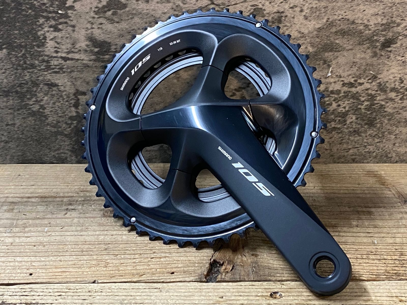 JR642 シマノ SHIMANO 105 FC-R7000 クランクセット 52/36T 160mm 黒