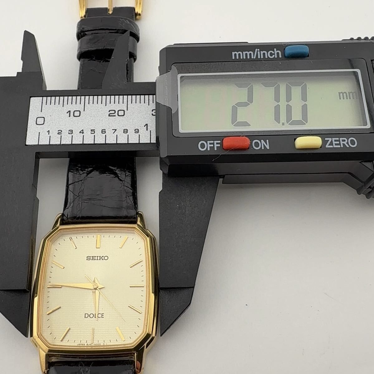 SEIKO 8J41-5000 セイコー DOLCE ドルチェ スクエア SGP30 メンズ